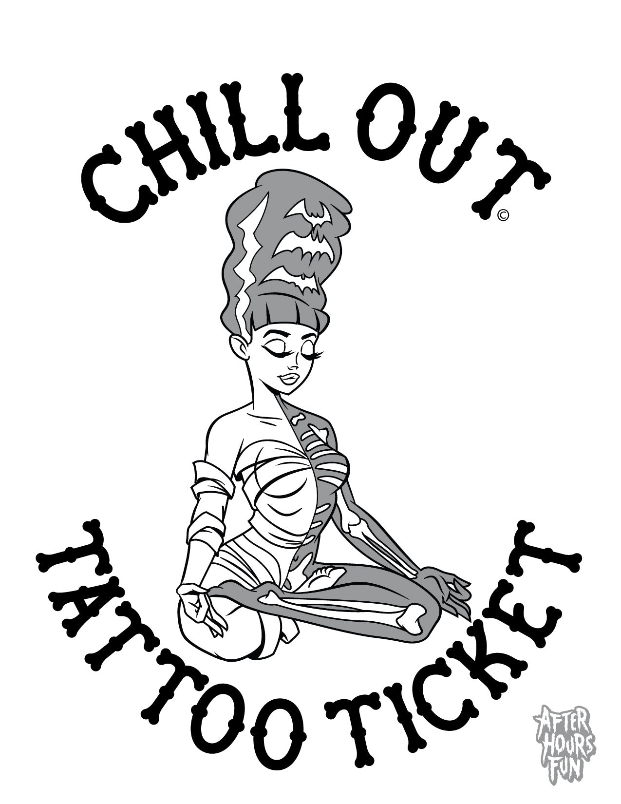 Chill Out Tattoo Ticket