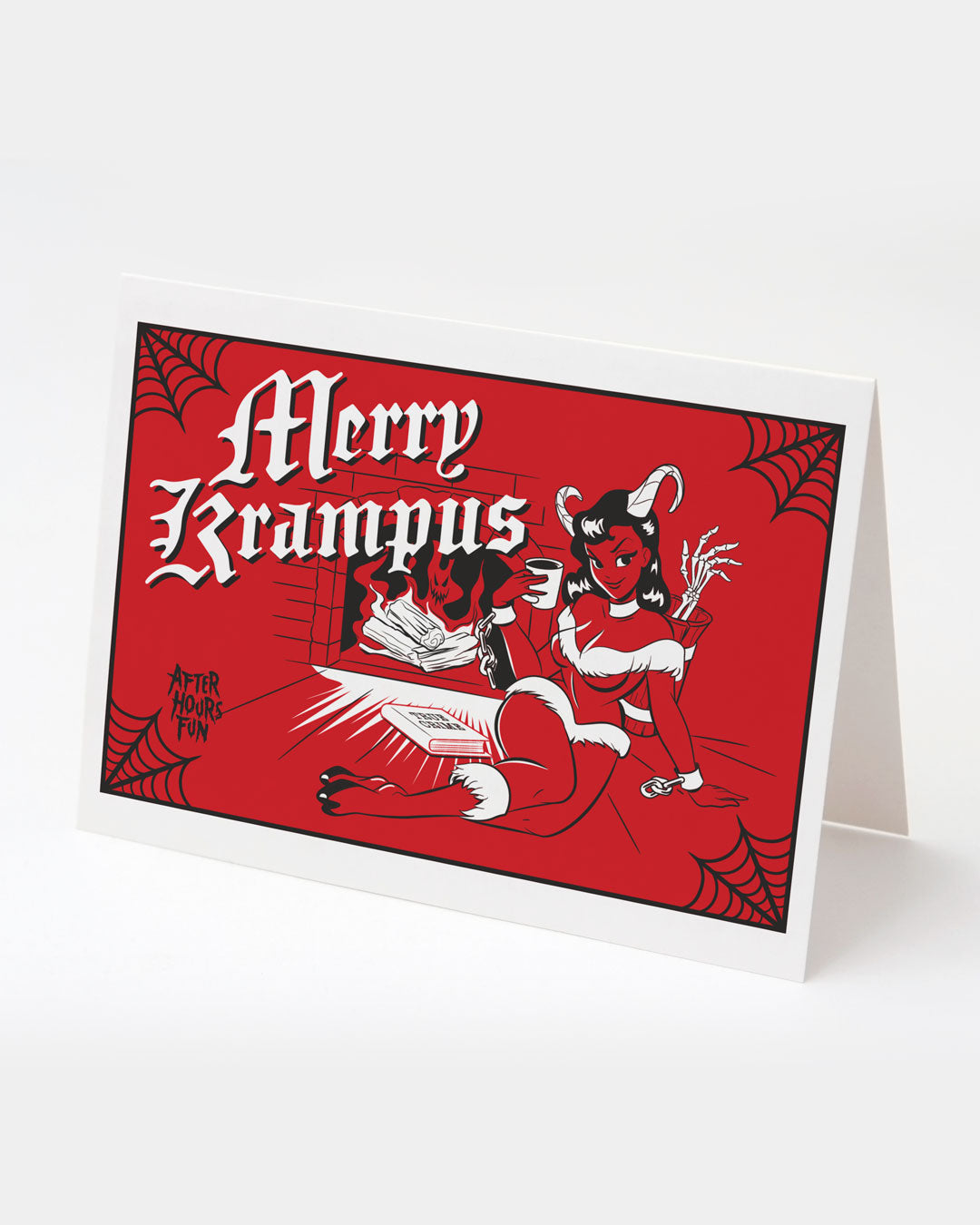 Krampus Pin-Up Card