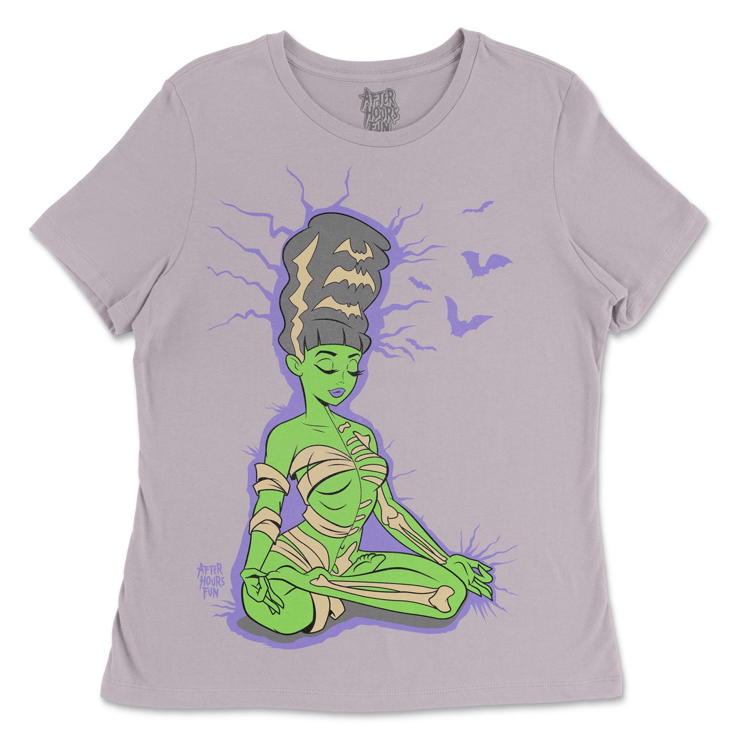 Yogi Bride Bones Womans Relaxed Fit Tee