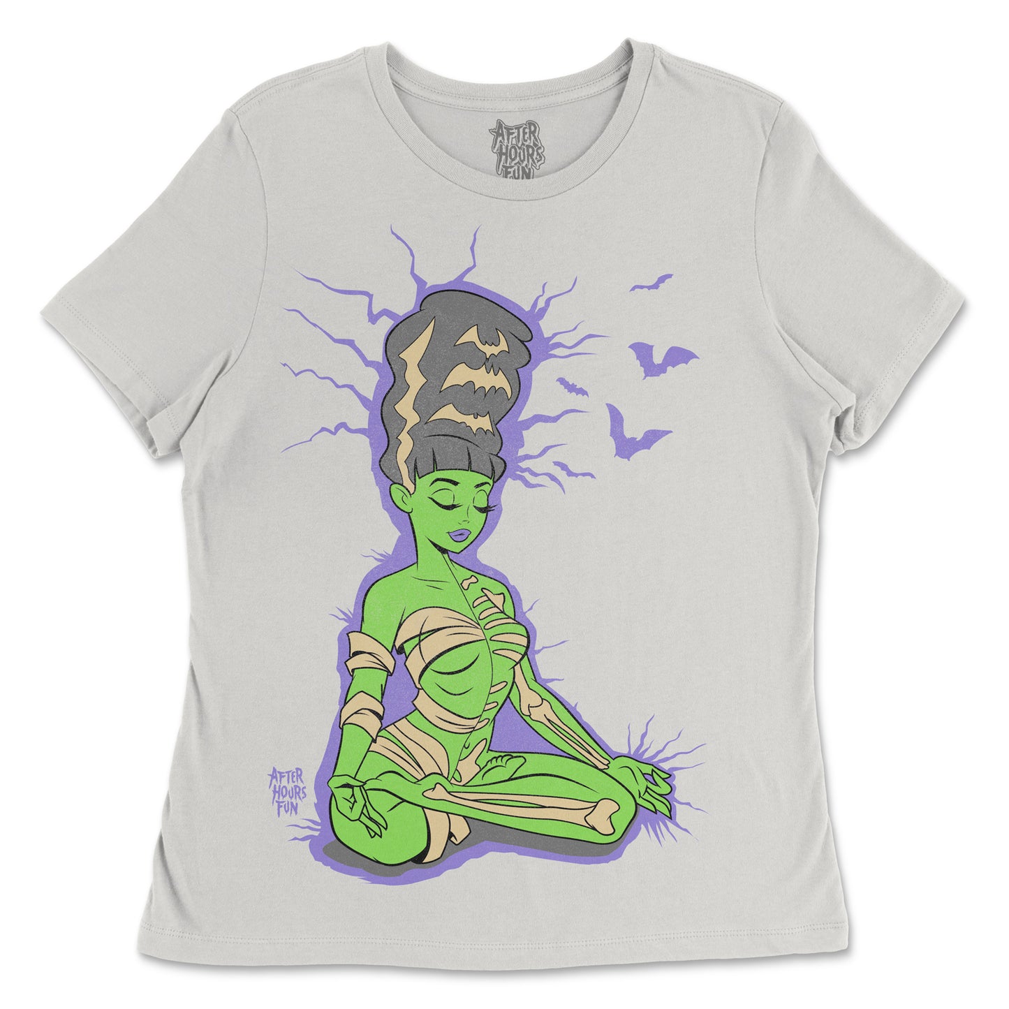 Yogi Bride Bones Womans Relaxed Fit Tee